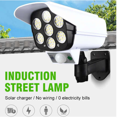 Solar Led Light Outdoor Motion Sensor Solar Light Fake Dummy Camera Spotlight Wall Lamp For Garden