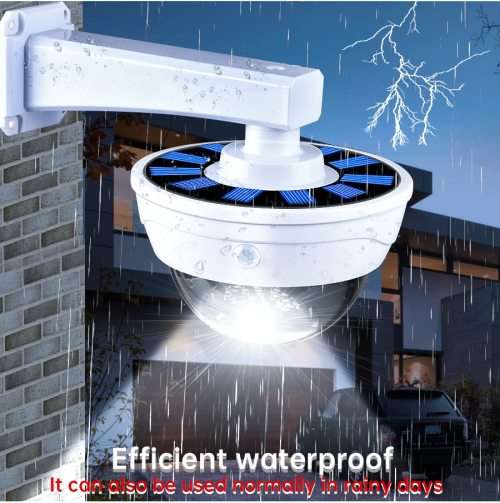 Solar Powered Fake Security Camera Shape Solar Light With PIR Motion Sensor Detection Lights