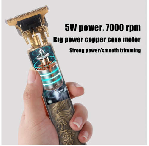 Professional Men Hair Trimmers, Zero Gapped Cordless Hair Trimmer, Rechargeable T-Blade Haircut