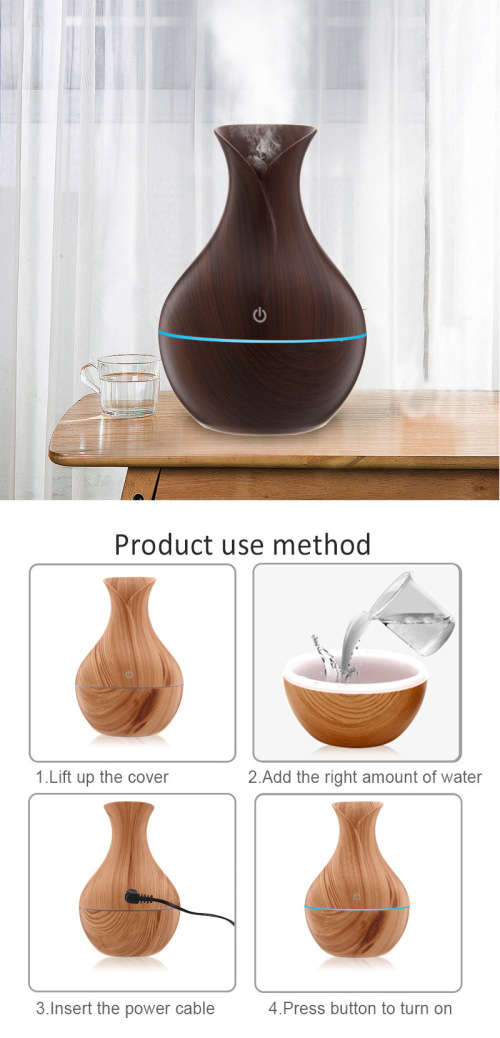 Ultrasonic Air Humidifier Aromatherapy Diffuser Essential Oil Mini Car Home Mist Maker Defusers