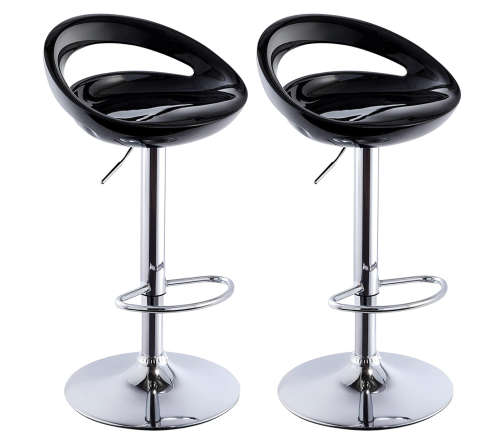 Bar Chair ABS Bar Stool 5 Color Simple Casual European Kitchen Backrest Chairs Height Adjusted