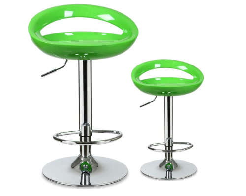 Bar Chair ABS Bar Stool 5 Color Simple Casual European Kitchen Backrest Chairs Height Adjusted