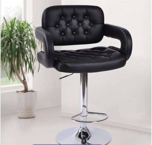 Bar Stools with Chrome Base -  Black or Red