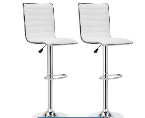 Bar Stools / Kitchen Counter Breakfast Chairs - White Only !!!!!!