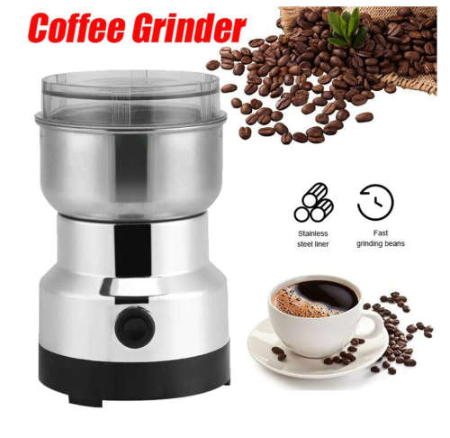 Electric Coffee Grinder 150W 220V Kitchen Cereals Beans Grinding Coffee Home Nuts Multifunctional Be