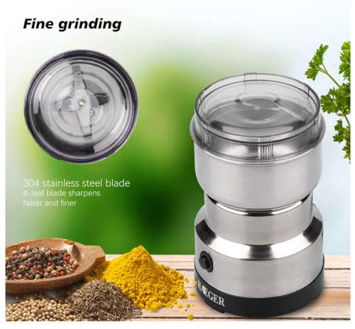 Electric Coffee Grinder 150W 220V Kitchen Cereals Beans Grinding Coffee Home Nuts Multifunctional Be