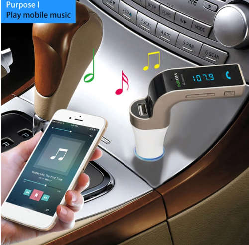 Car Bluetooth 5.0 FM Transmitter Wireless Adapter Mic Audio Receiver Auto MP3 Player QC3.0 Dual USB