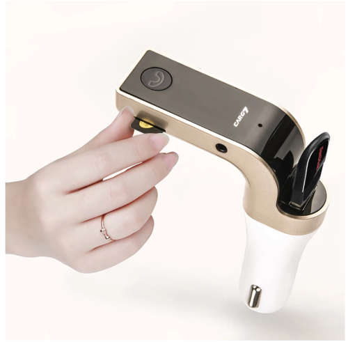 Car Bluetooth 5.0 FM Transmitter Wireless Adapter Mic Audio Receiver Auto MP3 Player QC3.0 Dual USB
