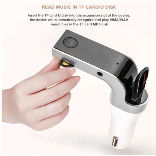 Car Bluetooth 5.0 FM Transmitter Wireless Adapter Mic Audio Receiver Auto MP3 Player QC3.0 Dual USB