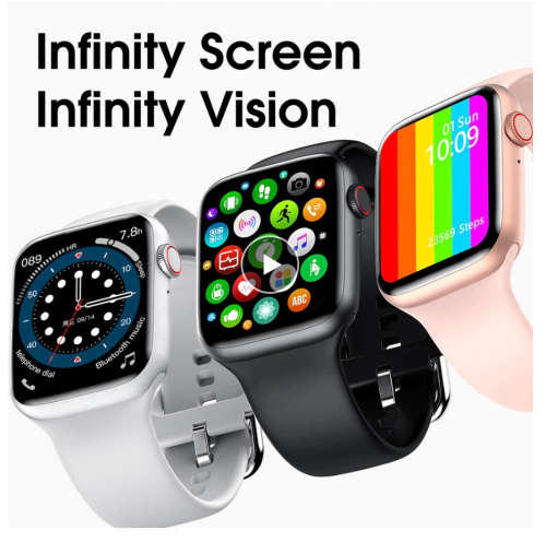 2021 Smart Watch Fitness Sport Watch Smart Bracelet SmartWatch Serie 6 For Women - Pink Only !!!!!!