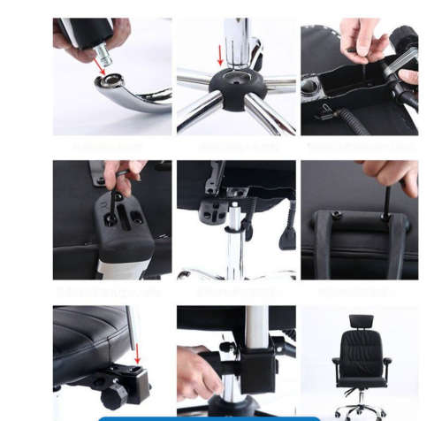 Office Chair - Shubs Reclining Office Chair with Head and Arm rests