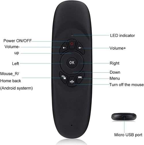 Rechargeable Multifunction Smart Air Fly Mouse, CYYLTD Mini Wireless Keyboard for Game Handle Smart