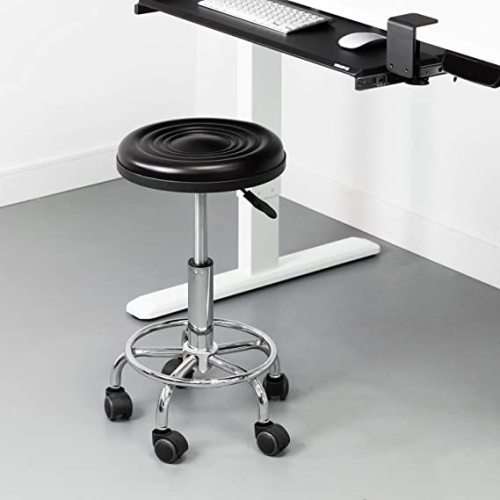 Multi Purpose Rolling Stool for Doctor, Salon, Massage, Bar stool - WHITE OR RED (Advise colour)
