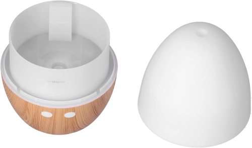 Light Wood Grain Humidifier, Simple and Elegant LED Colour Lights Wood Grain 130 ml Mini Night Light