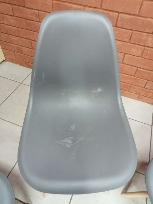 Luna Kitchen & Dining Chairs - Grey Secondhand Stools !!!!!!