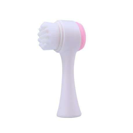 3D Double Sides Multifunctional Silicone Face Cleanser with Brush