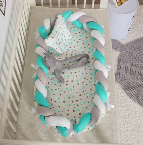 Multipurpose Baby Double Braided Portable Bumper Cot Bed
