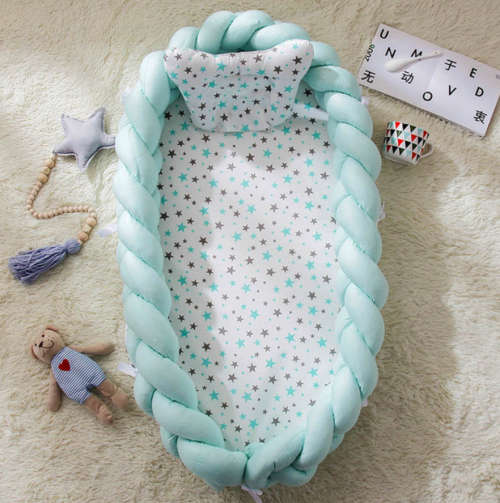 Multipurpose Baby Double Braided Portable Bumper Cot Bed
