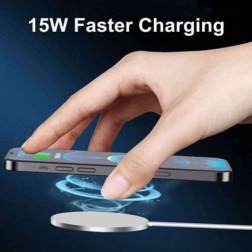 Magnetic Wireless Charger,fuupnn 15W Fast Charging Pad Compatible with iPhone 12 Magsafe