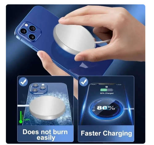 Magnetic Wireless Charger,fuupnn 15W Fast Charging Pad Compatible with iPhone 12 Magsafe