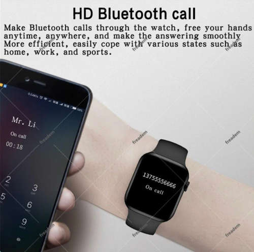 New HW22 Pro Series 7 Smart Watch Men Wireless Charger Heart Rate Women Smartwatch