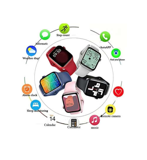 New HW22 Pro Series 7 Smart Watch Men Wireless Charger Heart Rate Women Smartwatch