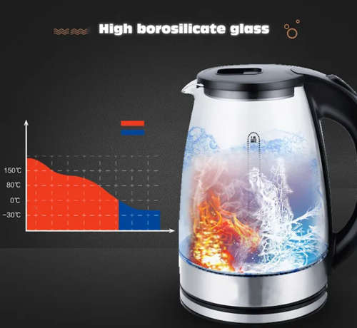 2.0 Litres Glass Kettle with Led Light