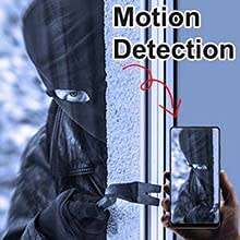 Home Surveillance Camera with Motion Detection Colour Night Vision with Adopter