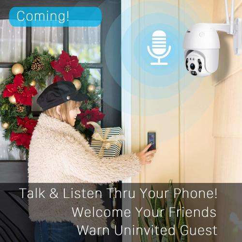 Home Surveillance Camera with Motion Detection Colour Night Vision with Adopter