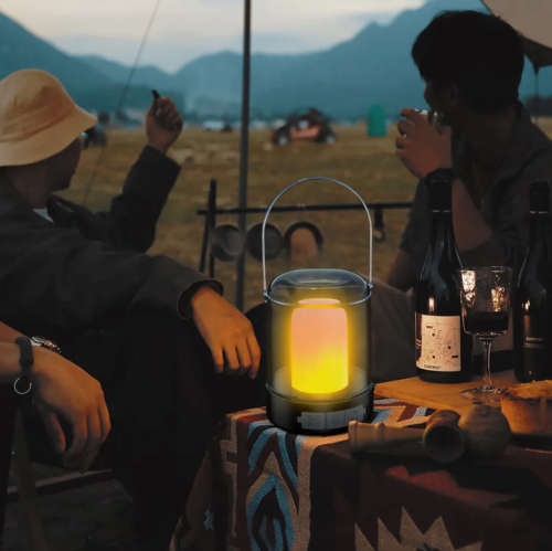 Outdoor Lighting Camping Hanging Lantern USB Recharge