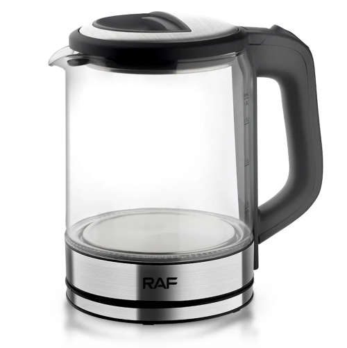 RAF Quality 1500W 2,5L Borosilicate Glass Electric Kettle