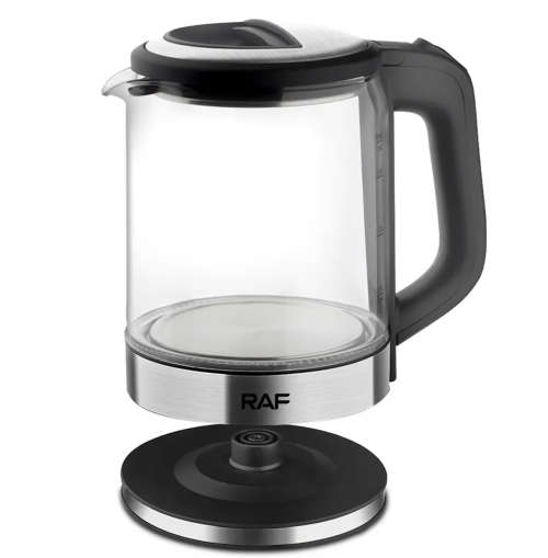 RAF Quality 1500W 2,5L Borosilicate Glass Electric Kettle