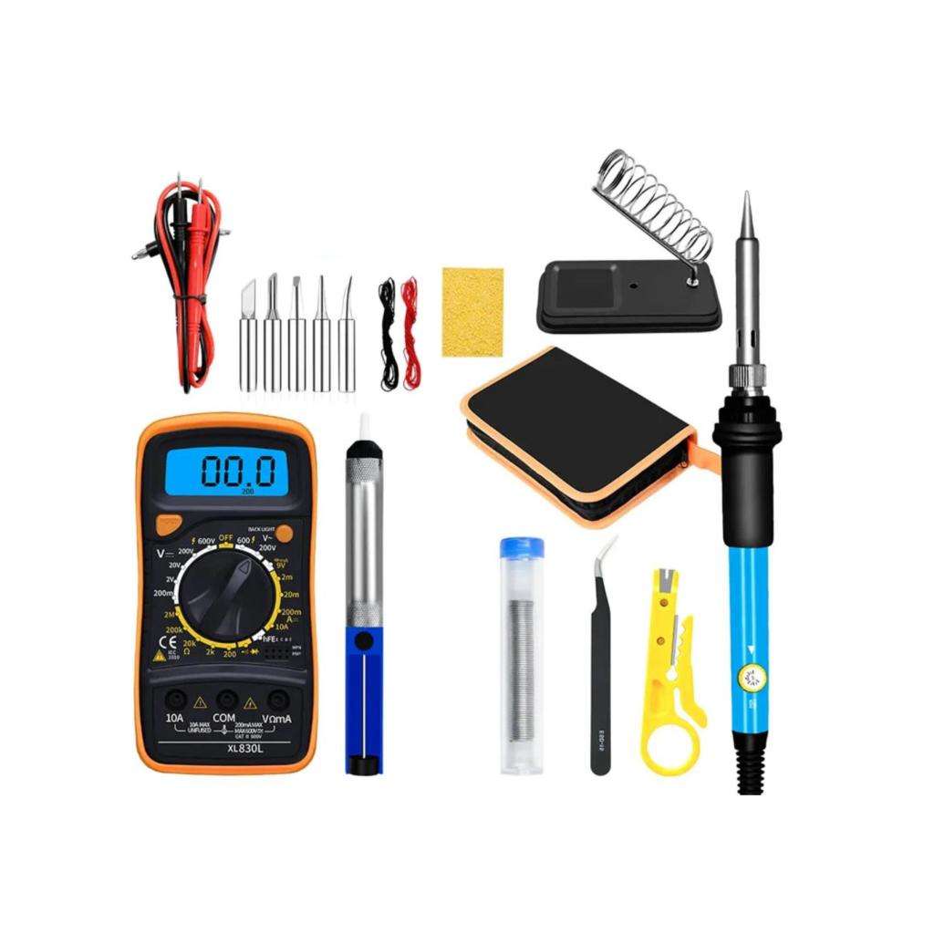 Multimeter Soldering Iron Repair Tool Kit