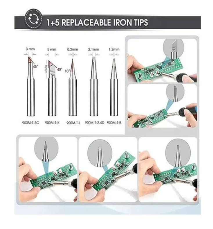 Multimeter Soldering Iron Repair Tool Kit