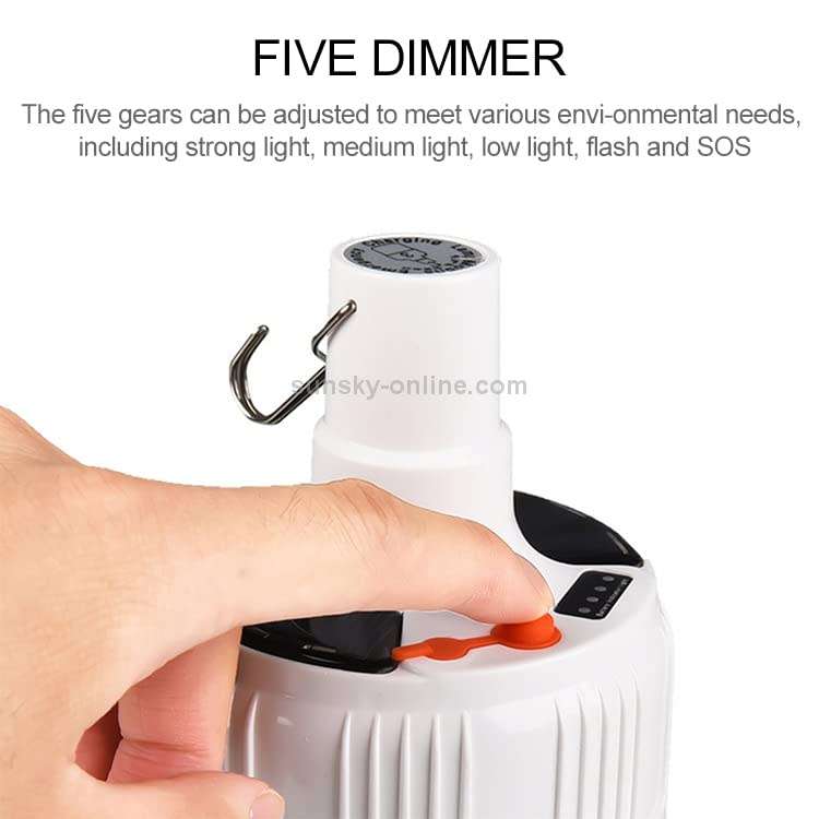Emergency 360-Degree Lighting Camp Tent Light with 5 Led Bulbs