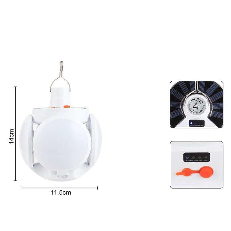 Emergency 360-Degree Lighting Camp Tent Light with 5 Led Bulbs