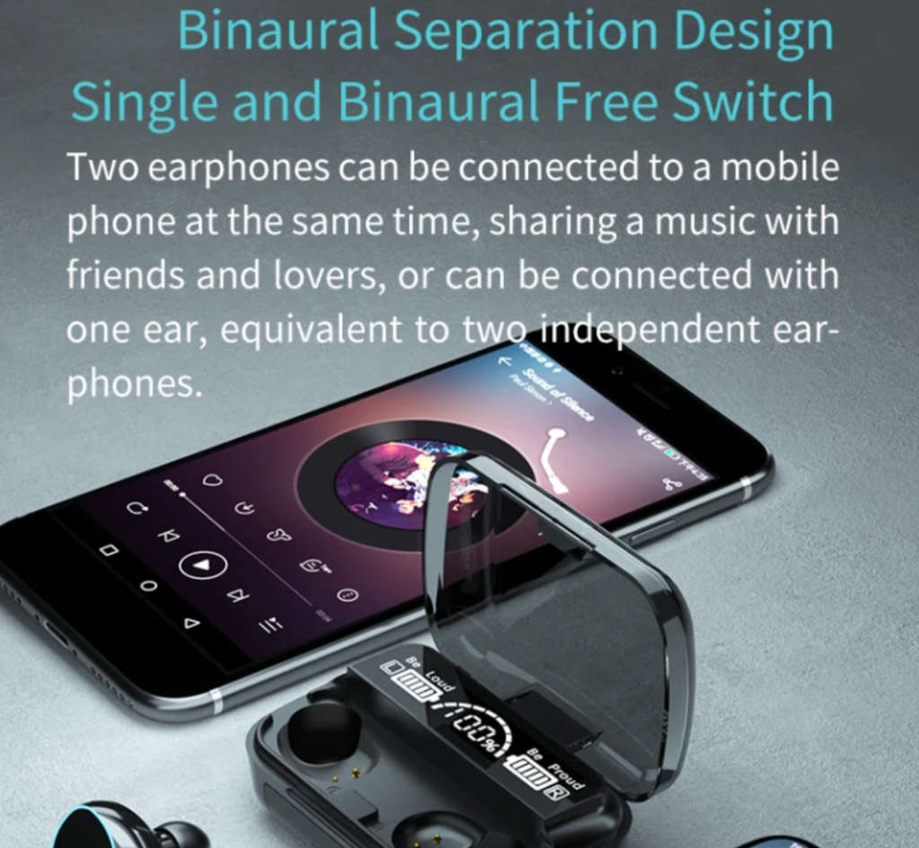 AE-51 M10 TWS wireless Bluetooth V5.3 Earphones