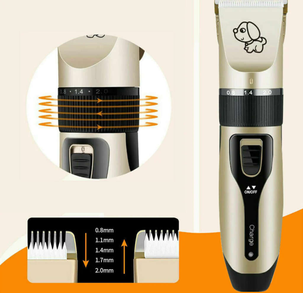 BA-652 Pet Grooming Hair Rechargeable Clipper Kit