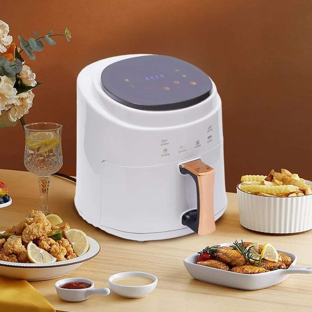 AD-314 JD689B Hot Air Fryer 2400 W Fryer 8L Air Fryer Digital LED Touchscreen Preset Timing