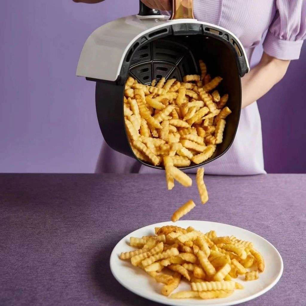 AD-314 JD689B Hot Air Fryer 2400 W Fryer 8L Air Fryer Digital LED Touchscreen Preset Timing