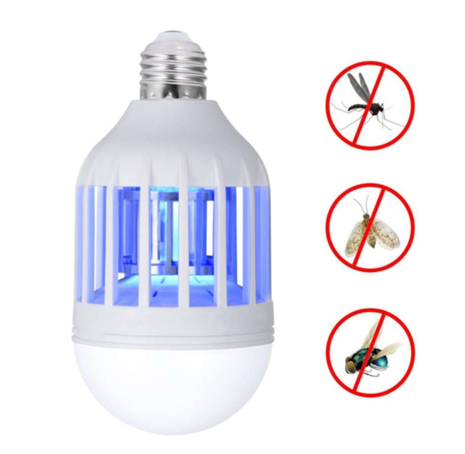 Light Bulb Mosquito Insect Killer Electric Bug Zapper