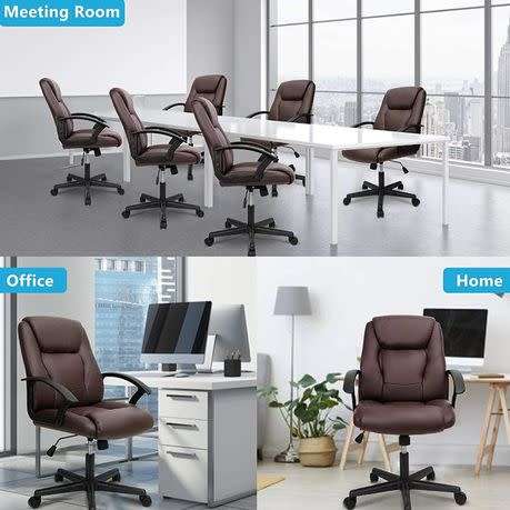 Home Office Chair Ergonomic Desk Chair Swivel - BLACK ONLY