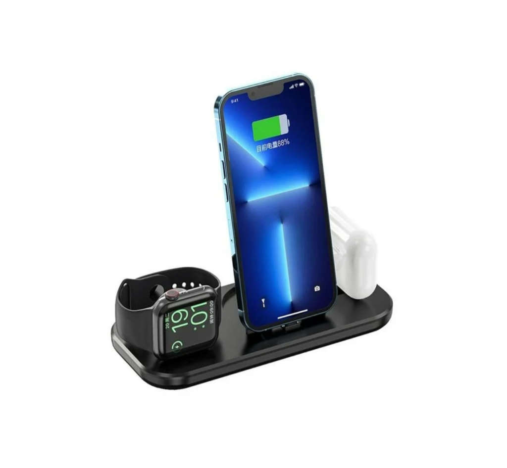 Wireless Charger Station, 3 in 1 Magnetic Charging Stand Compatible with iPhone