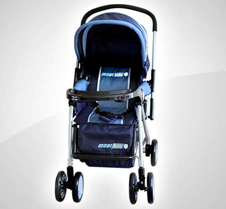 Easter Special - MobiBaby Lightweight Baby Pram / Stroller (Bumble Bee)