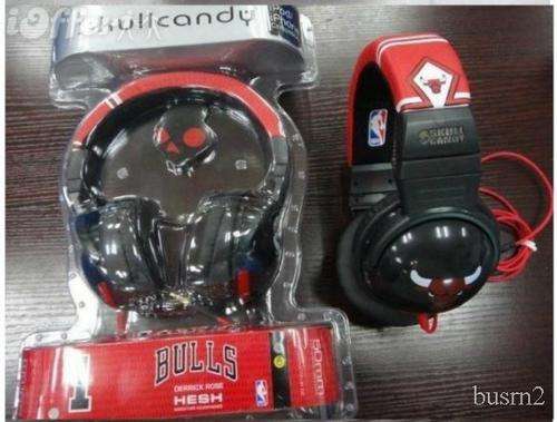 Skullcandy HESH Skull Chicago Bulls Bulls Headphones