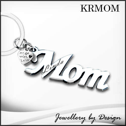 Heart Mom keyring with *FREE ENGRAVING*