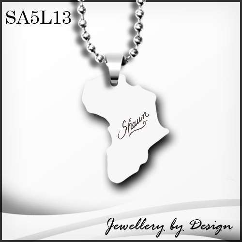 Out of Africa Necklace with name engraved