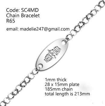 MEDI DATA Bracelet - Hand engraved