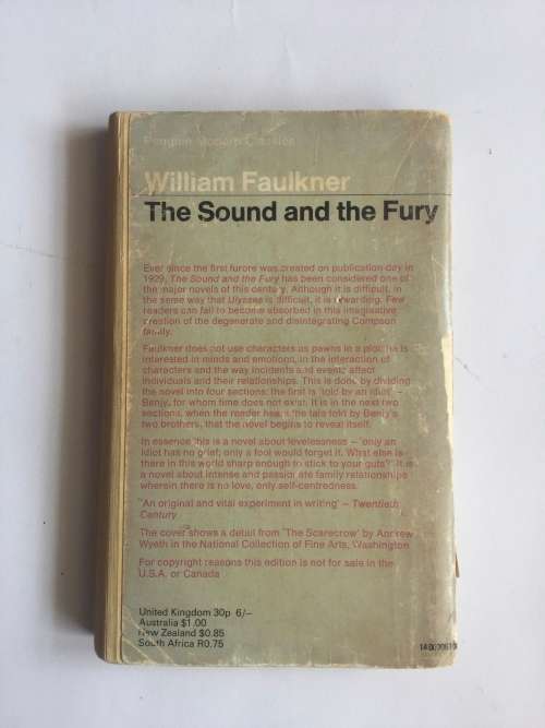 The Sound and the Fury by William Faulkner