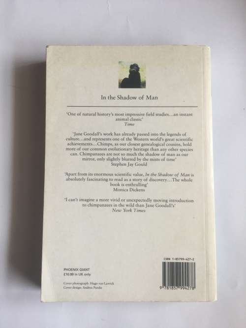 In the Shadow of Man by Dr Jane Goodall (SIGNED by author)